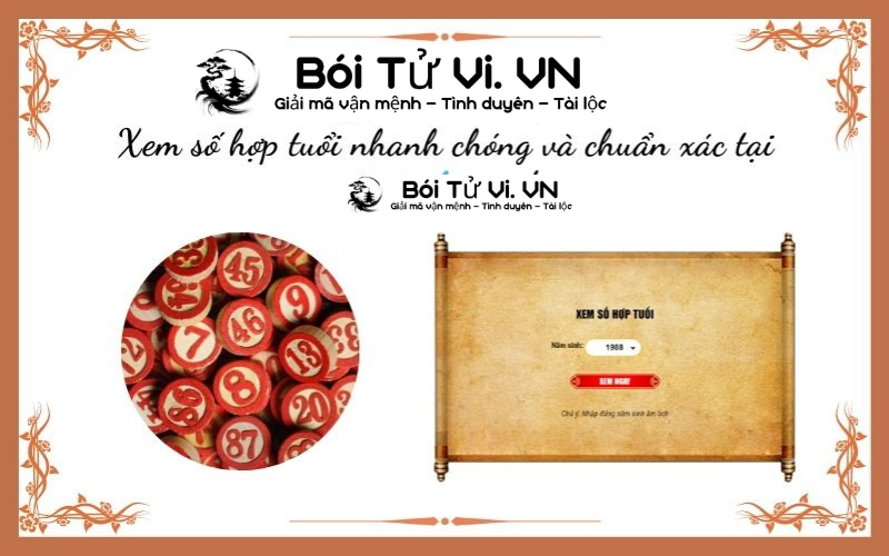 Xem số hợp tuổi số hợp mệnh chuẩn xác - Bói Tử Vi