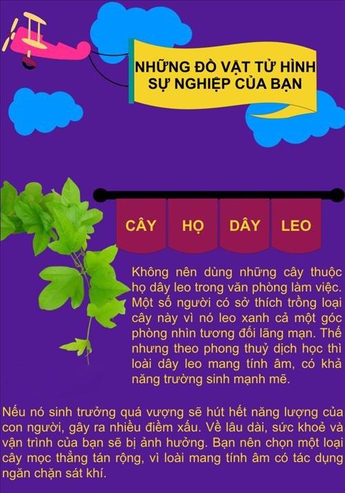 Infographic: Những đồ vật “tử hình” sự nghiệp của bạn | Bói Tử Vi
