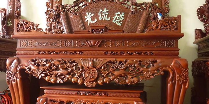 Thiết kế kích thước bàn thờ tủ thờ theo phong thủy | Bói Tử Vi