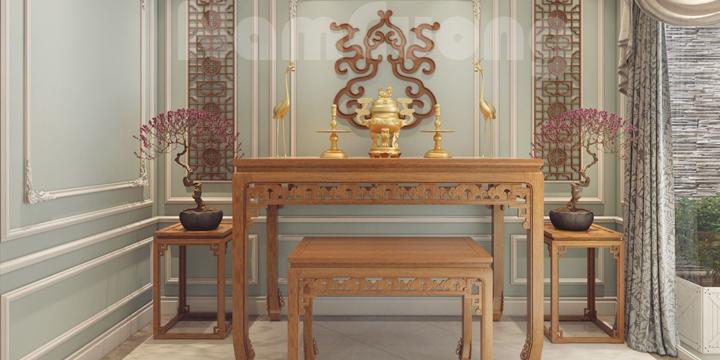 Xem phong thủy cách đặt bàn thờ nhà chung cư tốt lành | Bói Tử Vi