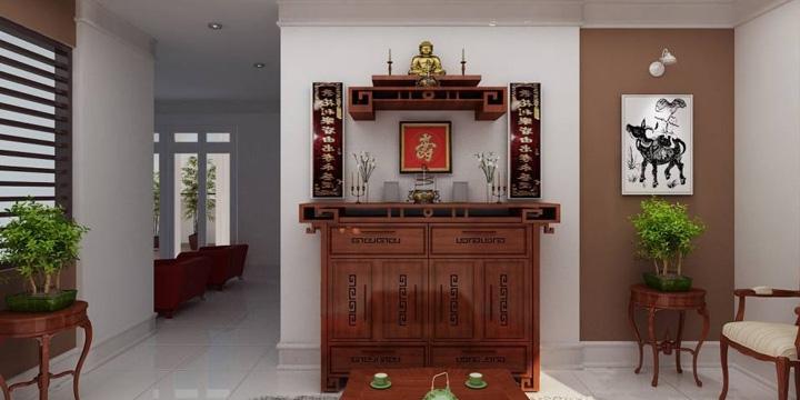 Cách bố trí đồ thờ, phòng thờ theo phong thủy trong nhà | Bói Tử Vi
