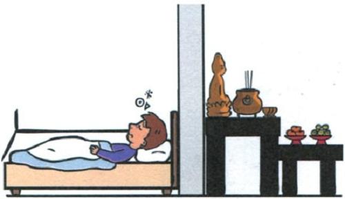 Gia chủ bất an, vợ chồng lạnh nhạt vì bố trí phòng thờ và phòng ngủ kiểu này | Bói Tử Vi