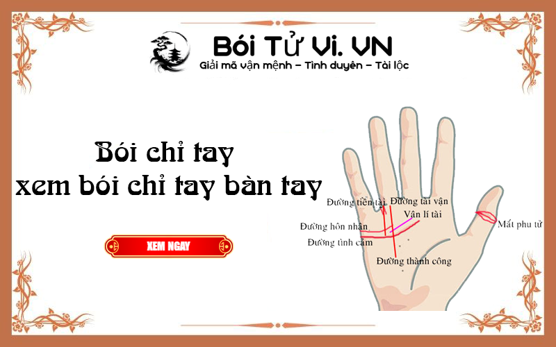 Bói chỉ tay xem bói chỉ tay bàn tay - Bói Tử Vi