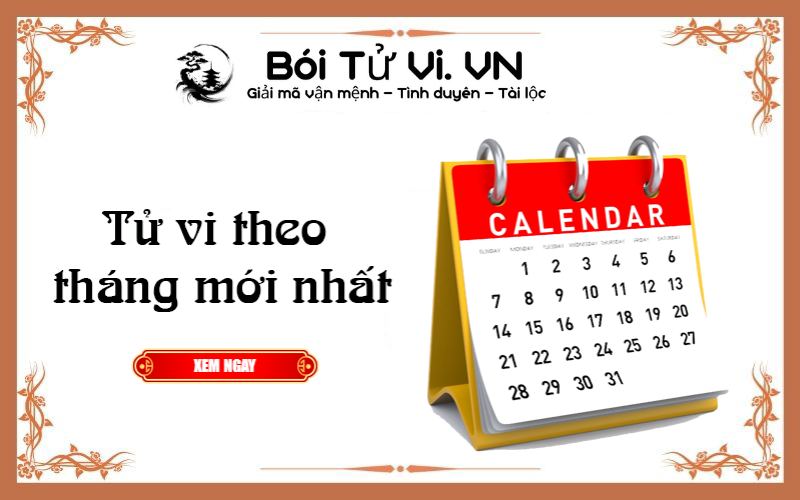 Tử vi theo tháng mới nhất năm 2022 - Bói Tử Vi