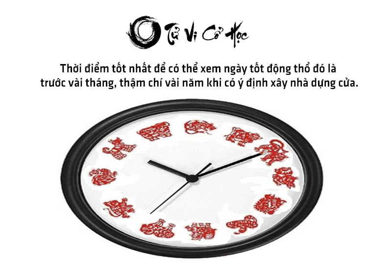 Xem ngày tốt động thổ năm 2022 - Bói Tử Vi